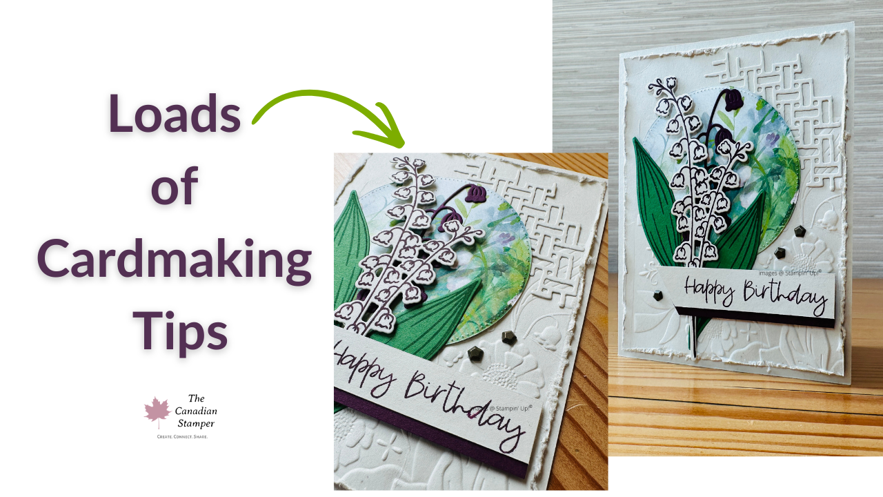 Lily of the Valley birthday card