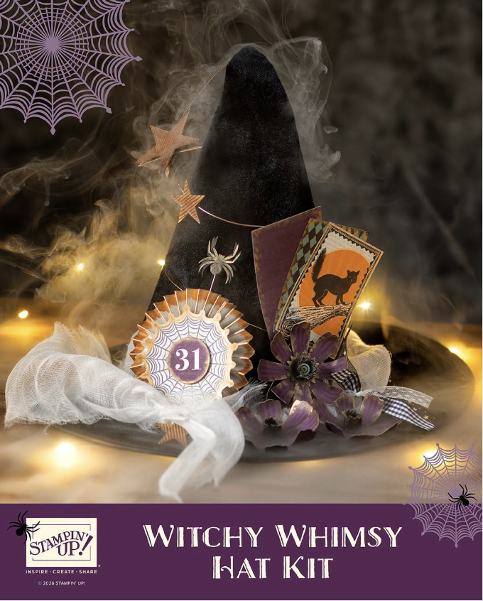 Witchy Whimsy Hat Kit finished hat